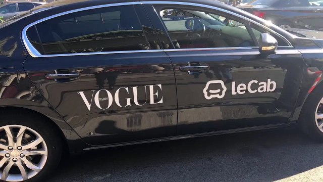 On the way to the shows #sunnyday #lecab @lecab #pfw