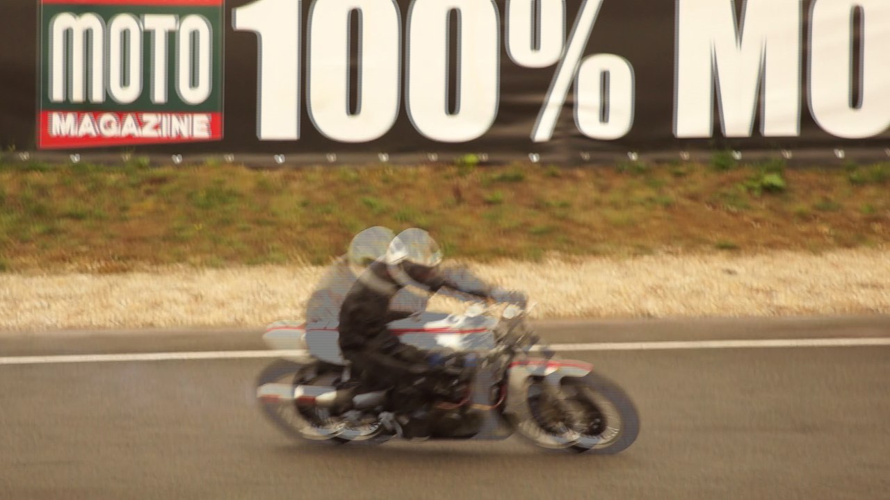 xt 500 piste jumeaux le fumigene !