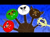 scary spiders finger family | nursery rhymes | scary videos | kids songs