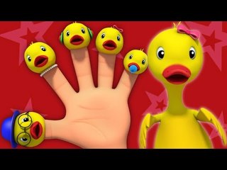 the duck finger family | nursery rhymes Farmees | kids songs | baby videos