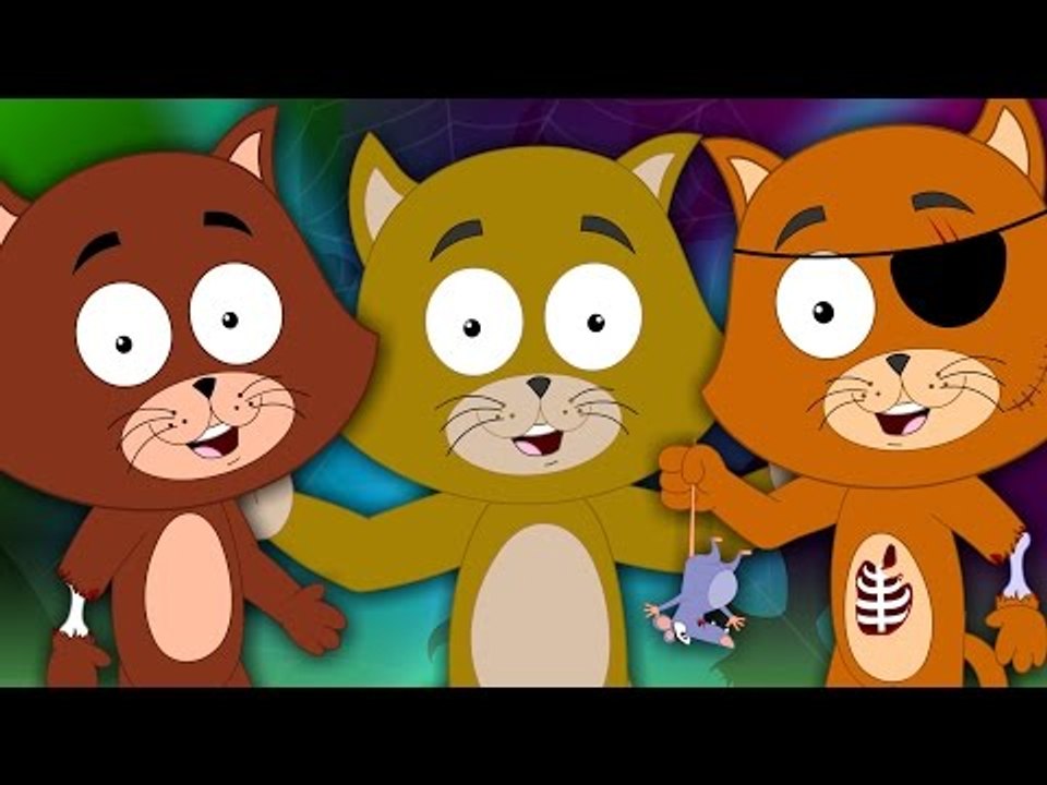 Three Little Kittens | Scary Nursery Rhyme For Kids