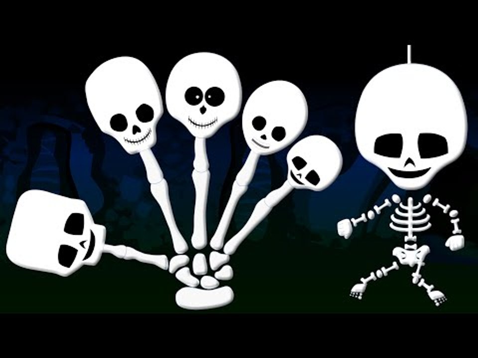 Skeleton Finger Family | Halloween Song | Nursery Rhymes For Kids