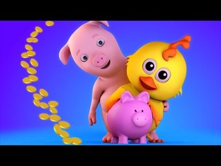 Counting numbers | my piggy bank | stories for kids | farmees
