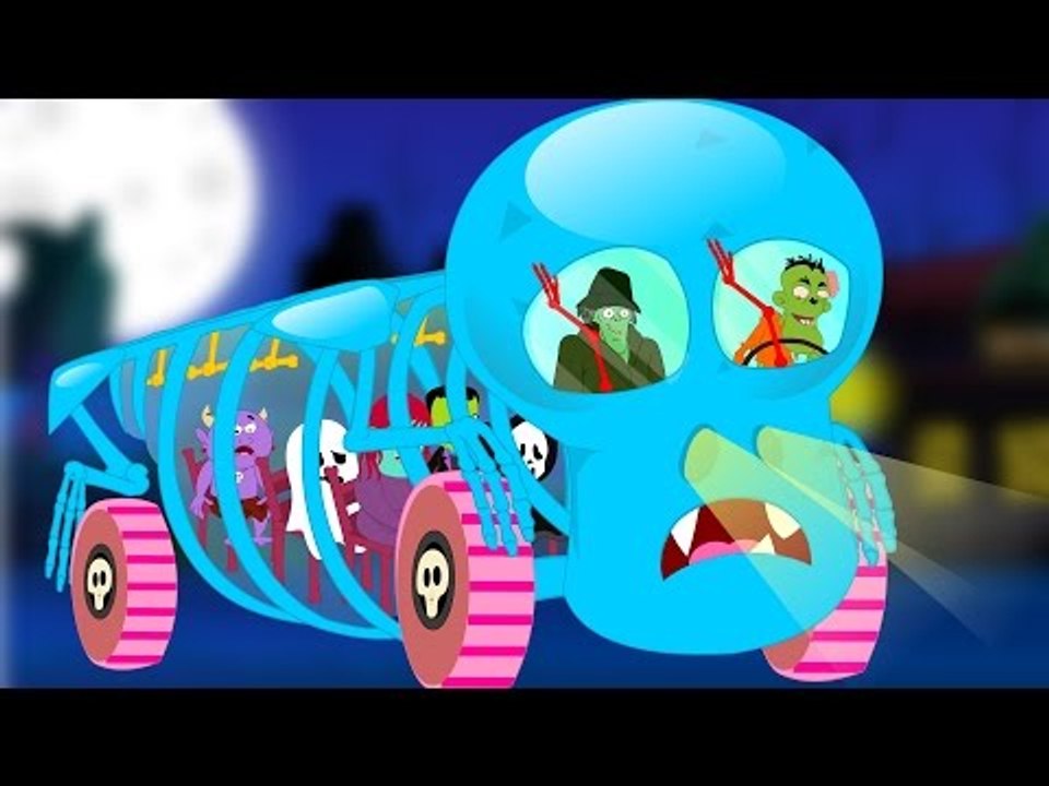 Wheels On The Bus Go Round And Round Kids Songs And Children Scary Nursery Rhymes