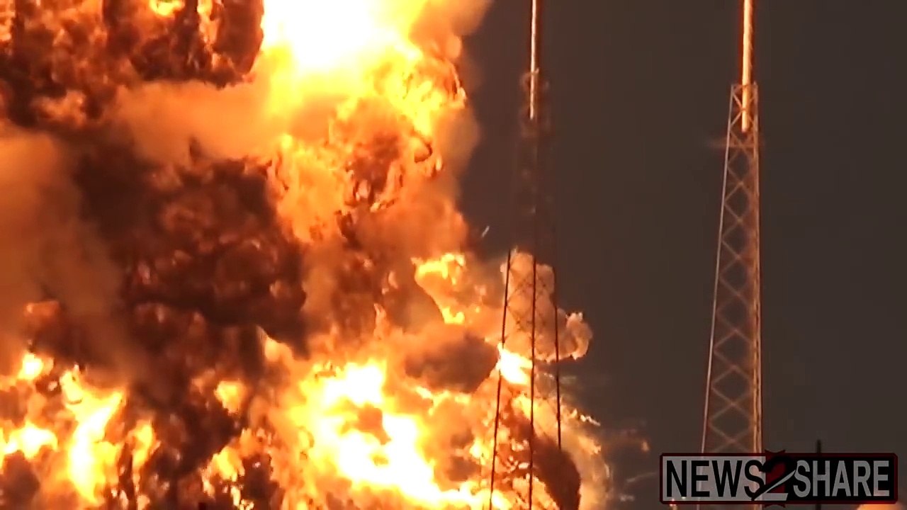 Explosion de la fusée Space X