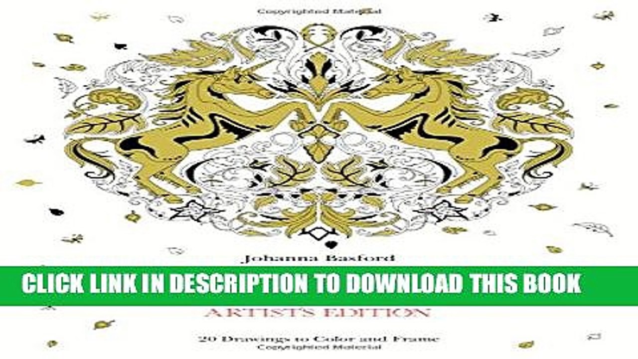 [PDF] Enchanted Forest Artist s Edition: 20 Drawings to Color and Frame Popular Collection