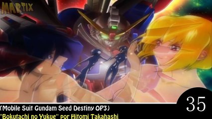 TOP 40 Openings de Gundam