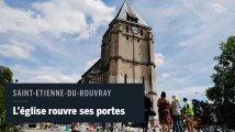 L'église de Saint-Etienne-du-Rouvray rouvre ses portes deux mois après l'attentat