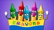 Five Little Crayons | Jumping on the Bad | Nursery Rhymes