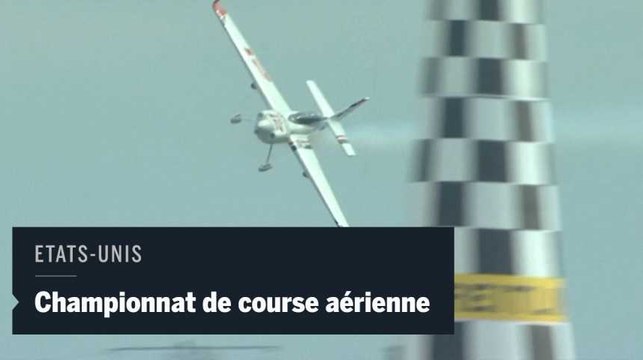 Les spectaculaires images d'une compétition de course aérienne à Indianapolis