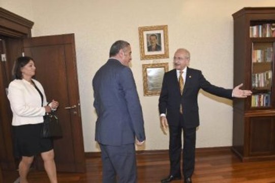 Kılıçdaroğlu, Hacıbektaş Veli Anadolu Kültür Vakfı Üyeleriyle Görüştü