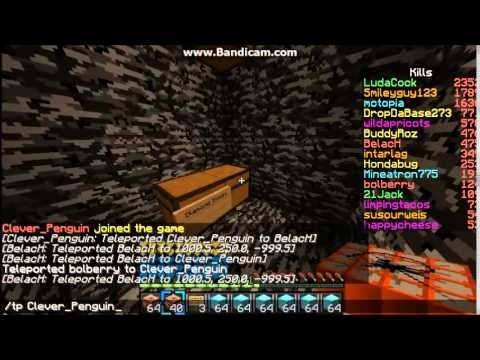 Minecraft Factions raiding #2 - Raiding SUPER OP Bedrock and Barrier Castle! Team Green! w/ BelacH