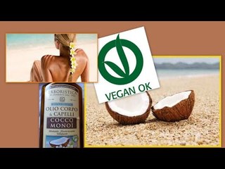 recensione olio corpo capelli cocco e monoi ERBORISTICA INCI VERDE
