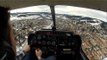 Yverdon aérodrome LSGY - Atterrissage sur l'Aéroport des Eplatures LSGC piste 24