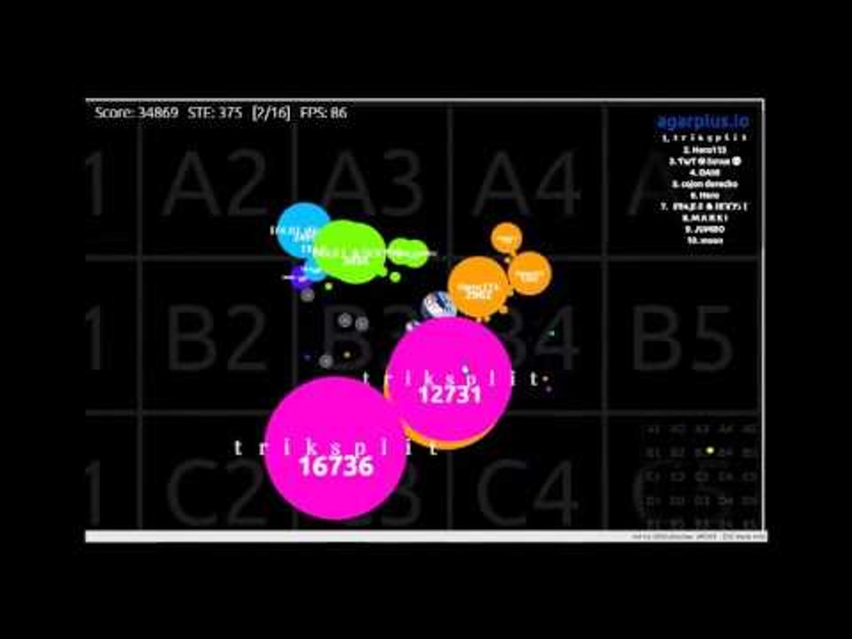 Agar.io | w/ t r i k s p l i t | (34869) ΛFΛ - Agar.io