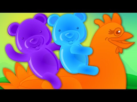 Jelly Bears | One Two Buckle My Shoe | Nursery Rhymes For Kids And Childrens | Baby Videos