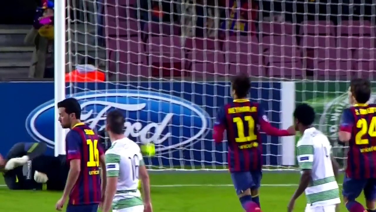 FC Barcelona vs Celtic 6-1 | Champions League mùa bóng 2013_14 | [CongTanhFootball]