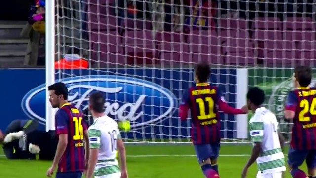 FC Barcelona vs Celtic 6-1 | Champions League mùa bóng 2013_14 | [CongTanhFootball]