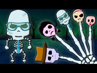 Halloween Songs | Finger Family Skeleton | Scary Nursery Rhymes For Kids | Songs For Babies