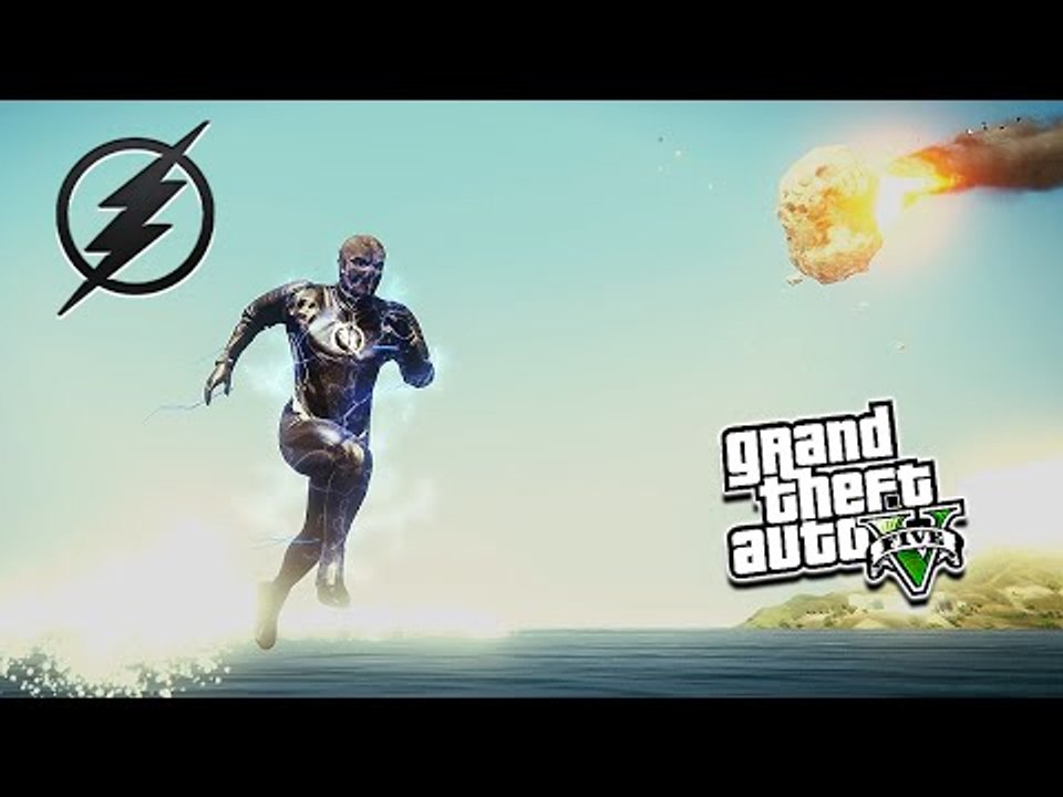 Zoom The Fastest Man VS. Tsunami VS. Meteor Shower (GTA 5 Ultimate Flash Mod)