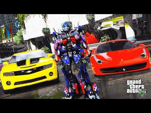 AUTOBOTS LET'S ROLL! (GTA 5 Optimus Prime Mod)