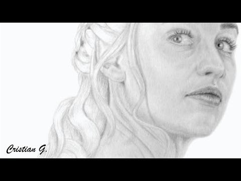 Time-lapse Drawing - GoT - Daenerys Targaryen / Emilia Clarke