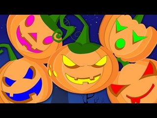 five little pumpkin | happy halloween | nursery rhyme songs