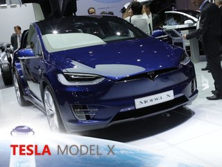 Tesla Model X en direct du Mondial de Paris 2016