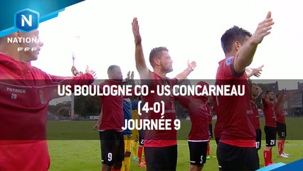 J9 US Boulogne CO - US Concarneau (4-0), le résumé