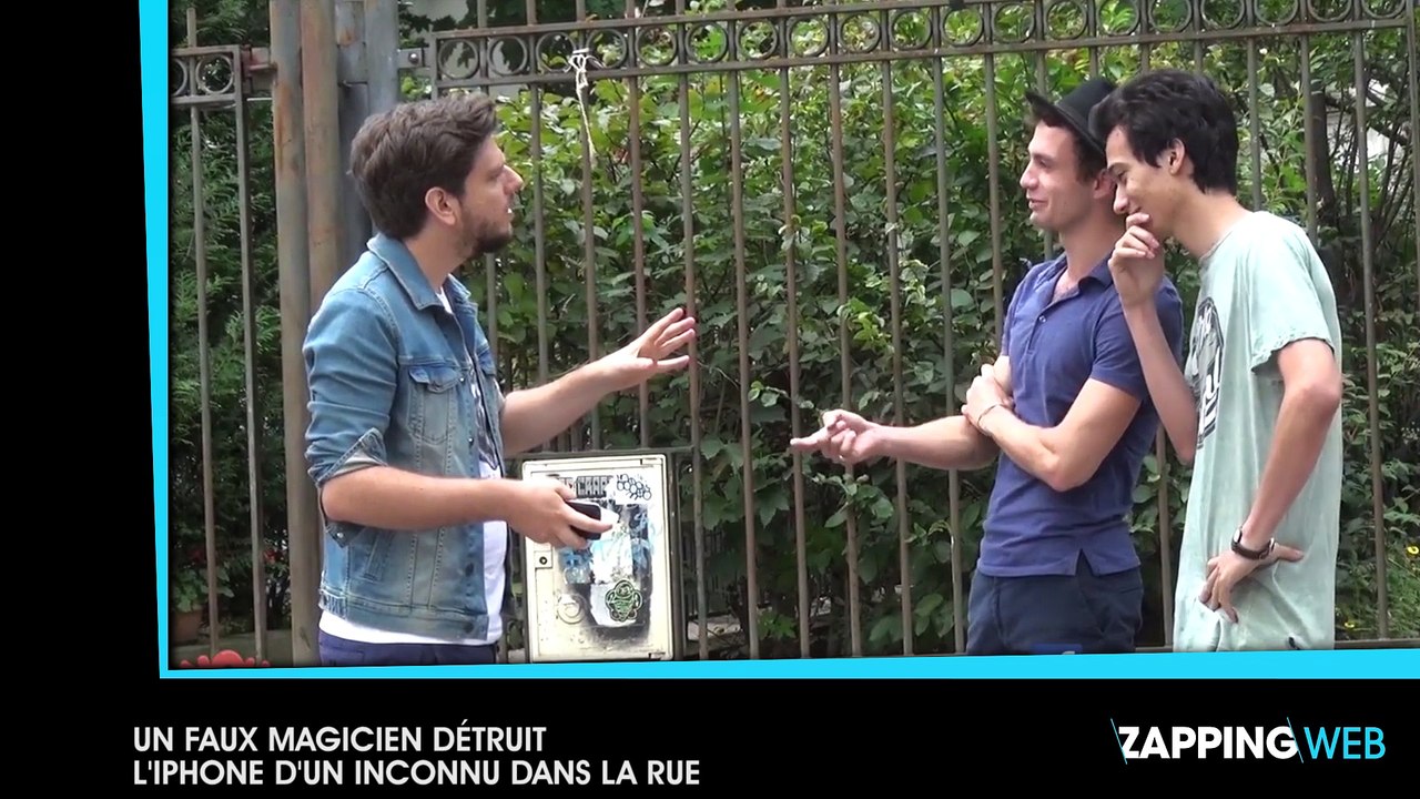 Un faux magicien détruit l’iPhone d’un inconnu dans la rue (vidéo)