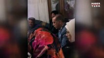 Cumhurbaşkanı Erdoğan şehidin evinde Kuran okudu