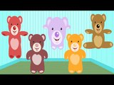 Five Little Teddy Bears Nursery Rhyme