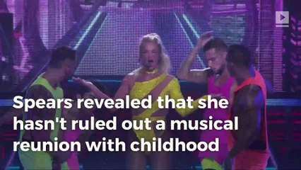 Britney Spears plays down Justin Timberlake duet reports