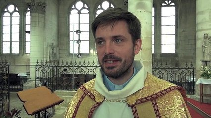 Le nouveau curé de la paroisse Saint-Germain d'Auxerre le théologien Arnaud Montoux