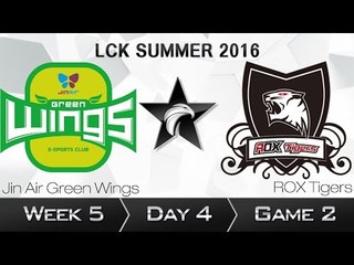 《LOL》2016 LCK 夏季賽 國語 W5D4 Jin Air vs Rox Tiger Game 2