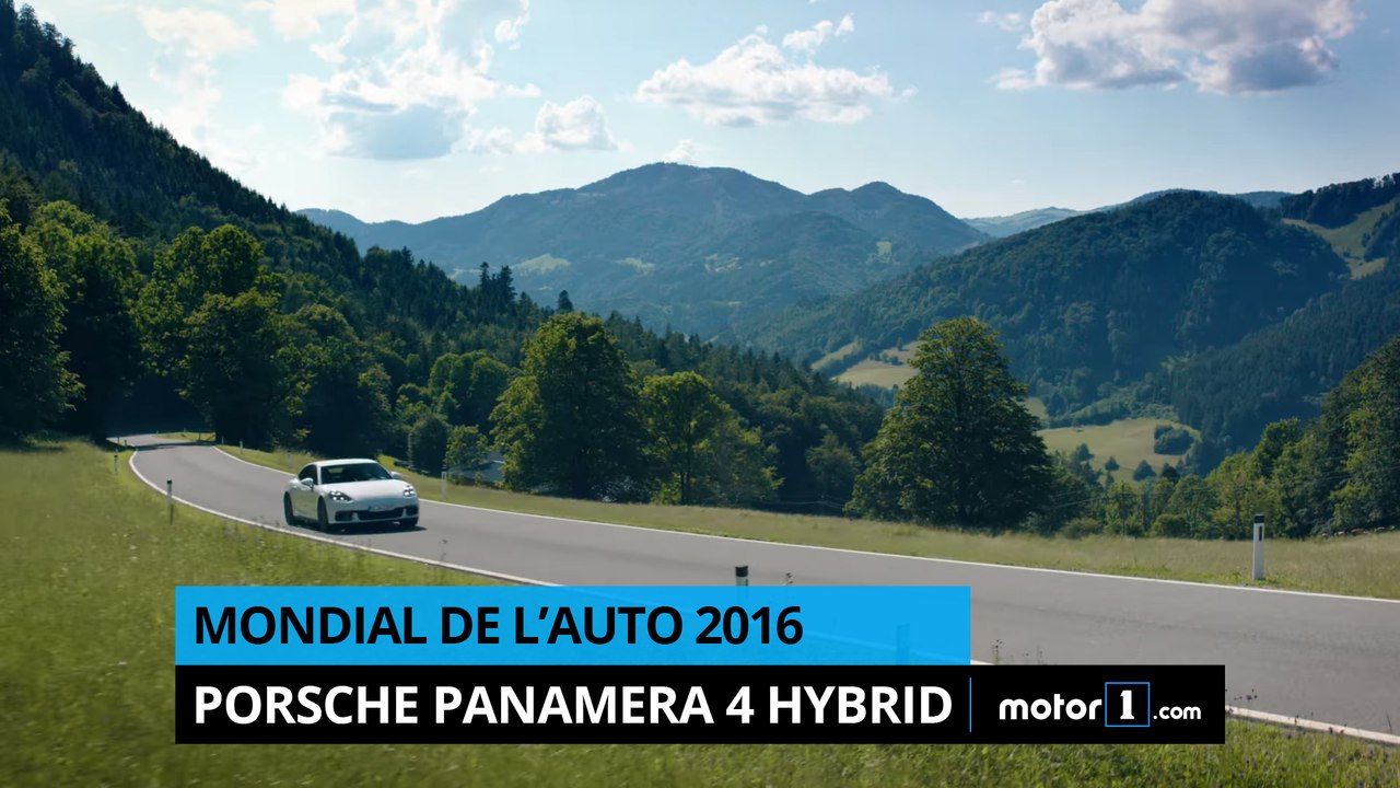 Mondial de l'Auto 2016 - La Porsche Panamera 4, sauce hybride !