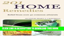 New Book Home Remedies: 201 Natural Home Remedies That Actually Work