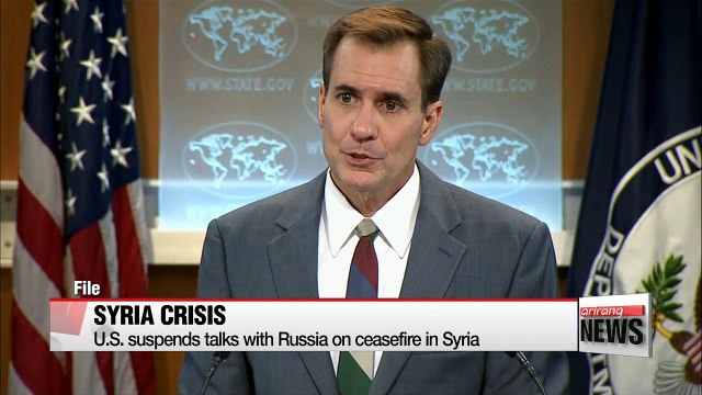 U.S. suspends talks with Russia on ceasefire in Syria