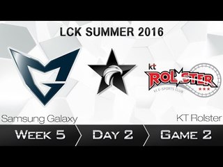 《LOL》2016 LCK 夏季賽 國語 W5D2 Samsung vs KT Game 2