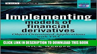 [PDF] Implementing Models of Financial Derivatives, with CD-ROM: Object Oriented Applications with