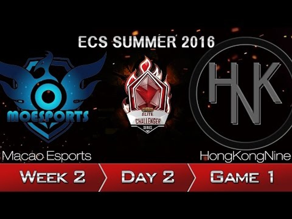 《LOL》2016 ECS 夏季賽 國語 W2D2 MoE vs HKN Game 1