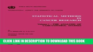 New Book Statistical Methods in Cancer Research Vol. 1 : The Analysis of Case-Control Studies