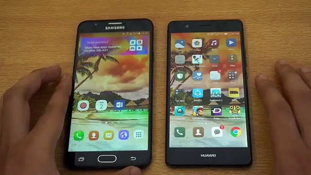 Samsung Galaxy J7 Prime vs Huawei P9 Lite - Speed Test! (4K)