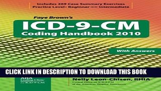 New Book ICD-9-CM Coding Handbook, with Answers, 2010 Revised Edition (ICD-9-CM Coding Handbook