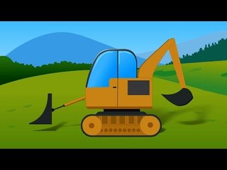 vehículos de construcción | dibujos animados formación | JCB