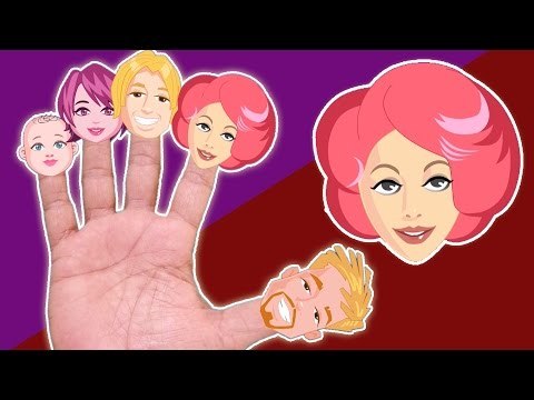dedo de la familia | niños canción en español | rimas en edad preescolar | Finger Family Rhyme