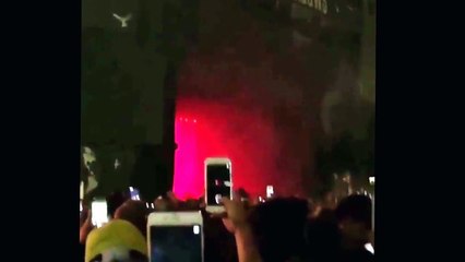 Kanye West leaving stage just hearing Kim Kardashian held at gun point