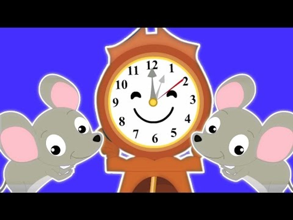 muelle dickory nogal | los niños españoles canciones de cuna | Hickory Dickory Dock