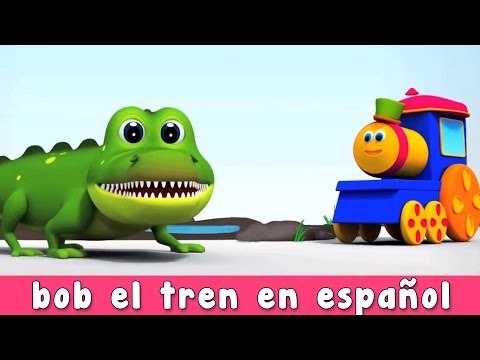 Bob el tren en español canciones de los niños | BOB Y SU CANCIÓN ABC DE LOS ANIMALES EN INGLÉS