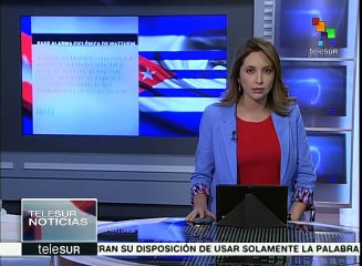 Alarma ciclónica en el suroriente de Cuba por ciclón Matthew